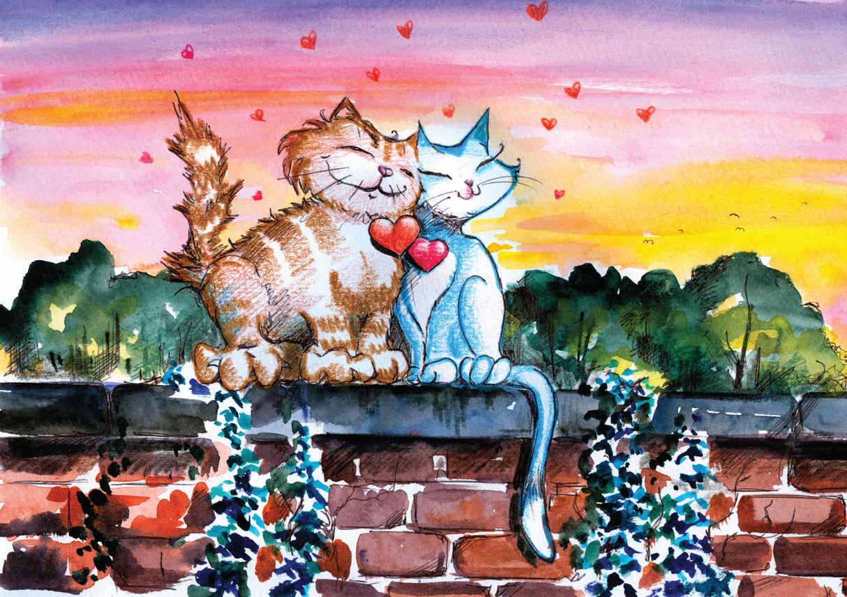 Pre-Order - Cats in Love 1000 Piece Jigsaw Puzzle | Yazz