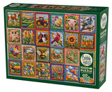 Country Life Crochet 1000 Piece Puzzle by Cobble Hill Puzzles