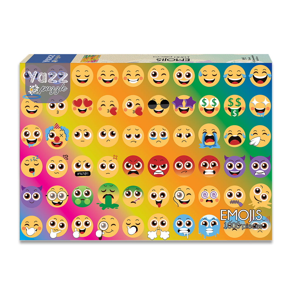Pre-Order - Emojis 1000 Piece Jigsaw Puzzle | Yazz