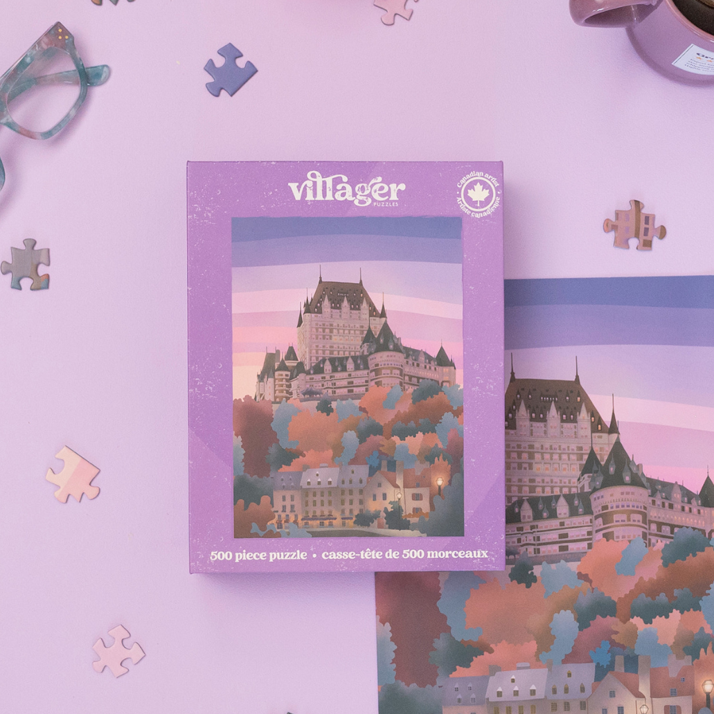 Quebec City 500 Piece JIgsaw Puzzle | Villager