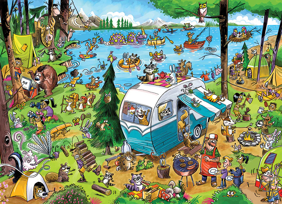 DoodleTown: Call of the Wild 1000 Piece Puzzle by Cobble Hill Puzzles