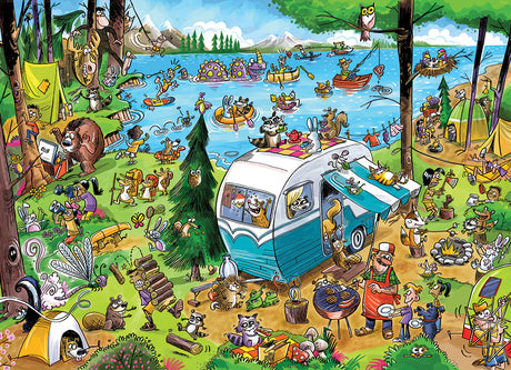 DoodleTown: Call of the Wild 1000 Piece Puzzle by Cobble Hill Puzzles