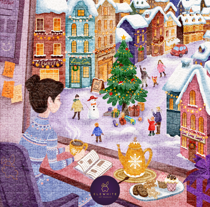 Pre-Order - Lavender Eve 1000 Piece Jigsaw Puzzle| Elewhite