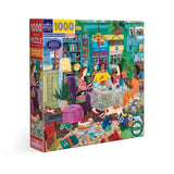 Books & Tea By the Sea 1000 Piece Jigsaw Puzzle | eeBoo