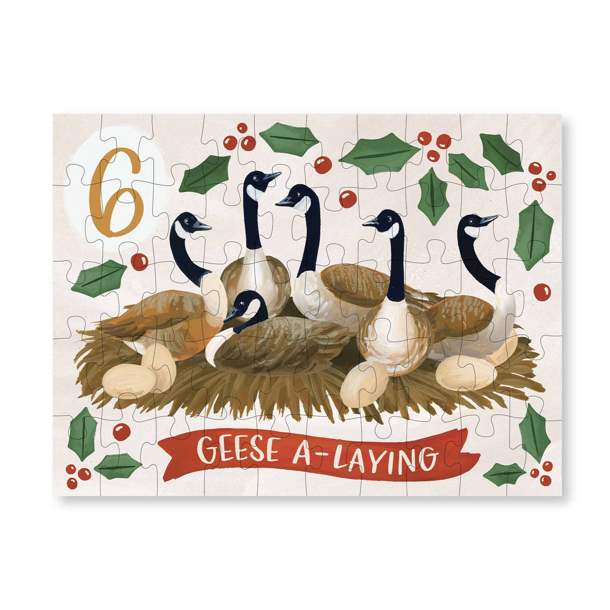 12 Days of Christmas Mini Jigsaw Puzzle Set, 50 Pieces Each | 1Canoe2