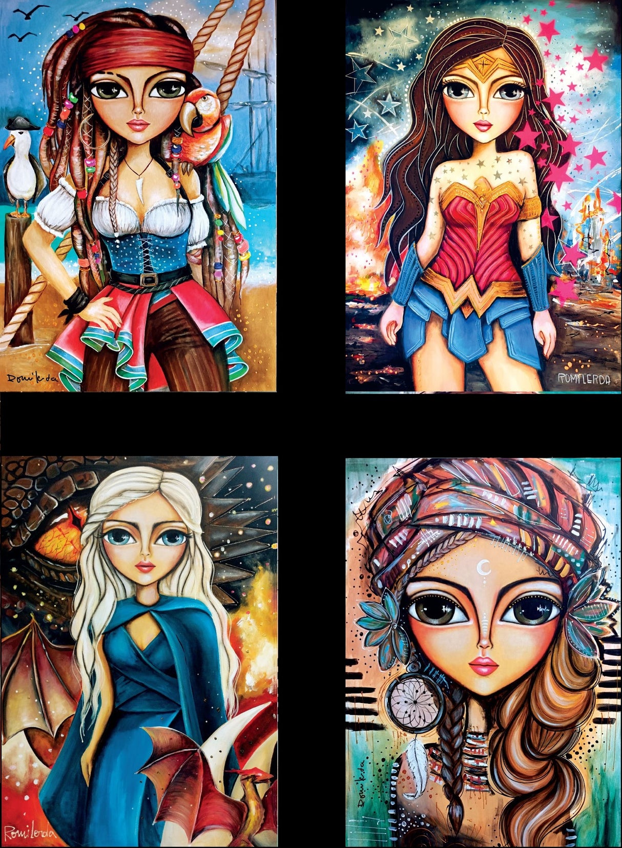 Pre-Order - Romi Lerda (#4) 4 x 260 Pieces Jigsaw Puzzles | Magnolia