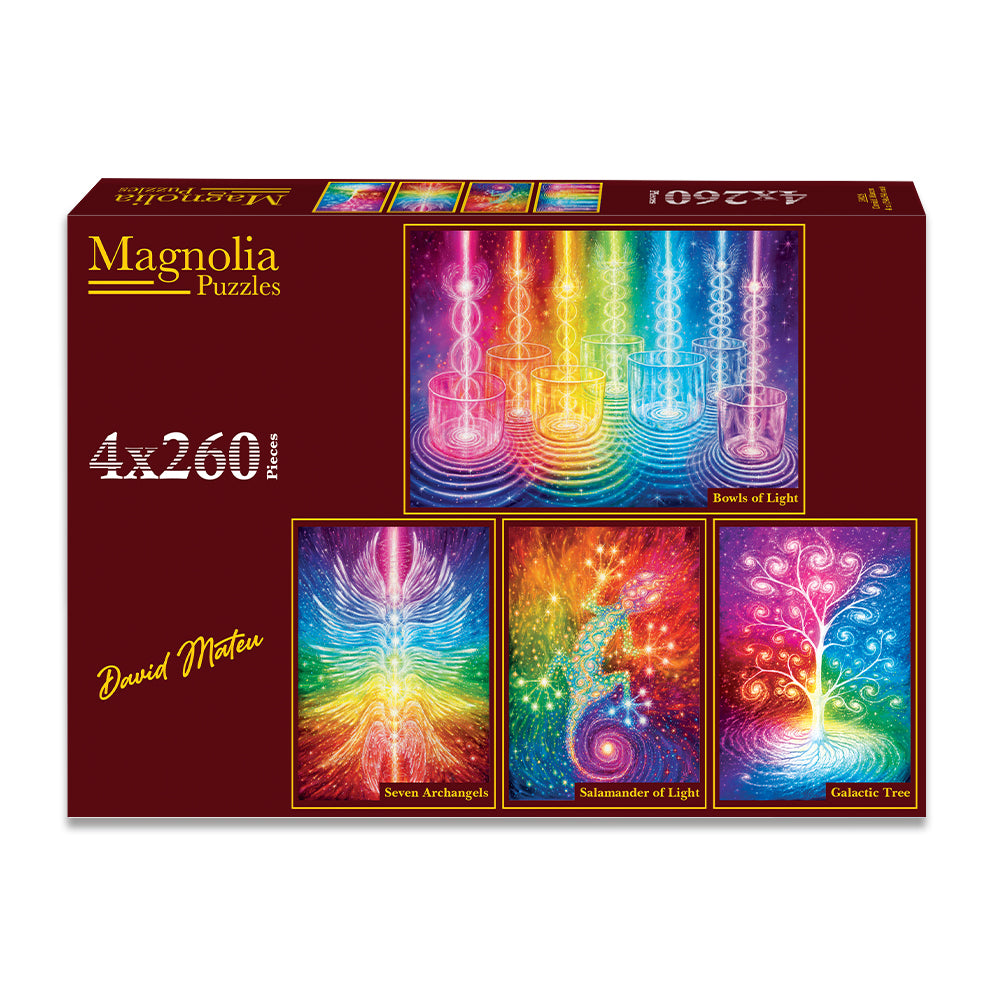 Pre-Order- David Mateu 4 x 260 Pieces Jigsaw Puzzles | Magnolia