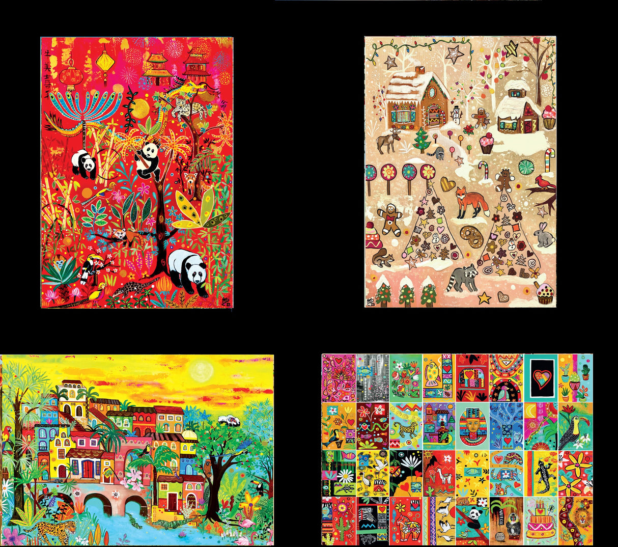 Pre-Order - Magali Modoux 4 x 260 Pieces Jigsaw Puzzles | Magnolia