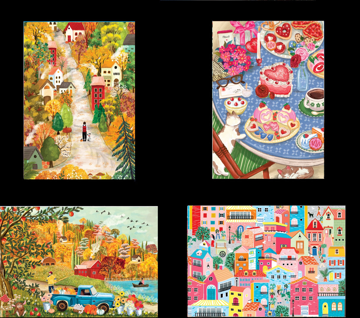 Pre-Order - Shanya Bharti #2 4 x 260 Pieces Jigsaw Puzzles | Magnolia