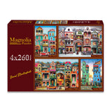 Pre-Order - David Martiashvili 4 x 260 Pieces Jigsaw Puzzles | Magnolia