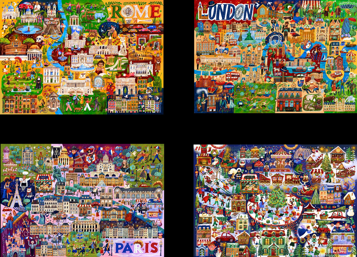 Pre-Order - Olga Skomorokhova 4 x 260 Pieces Jigsaw Puzzles | Magnolia