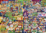 Pre-Order - Olga Skomorokhova 4 x 260 Pieces Jigsaw Puzzles | Magnolia