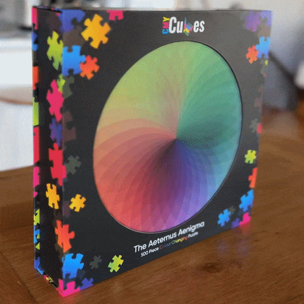 The Aeternus Aenigma 500 Piece Jigsaw Puzzle | CMY Cubes