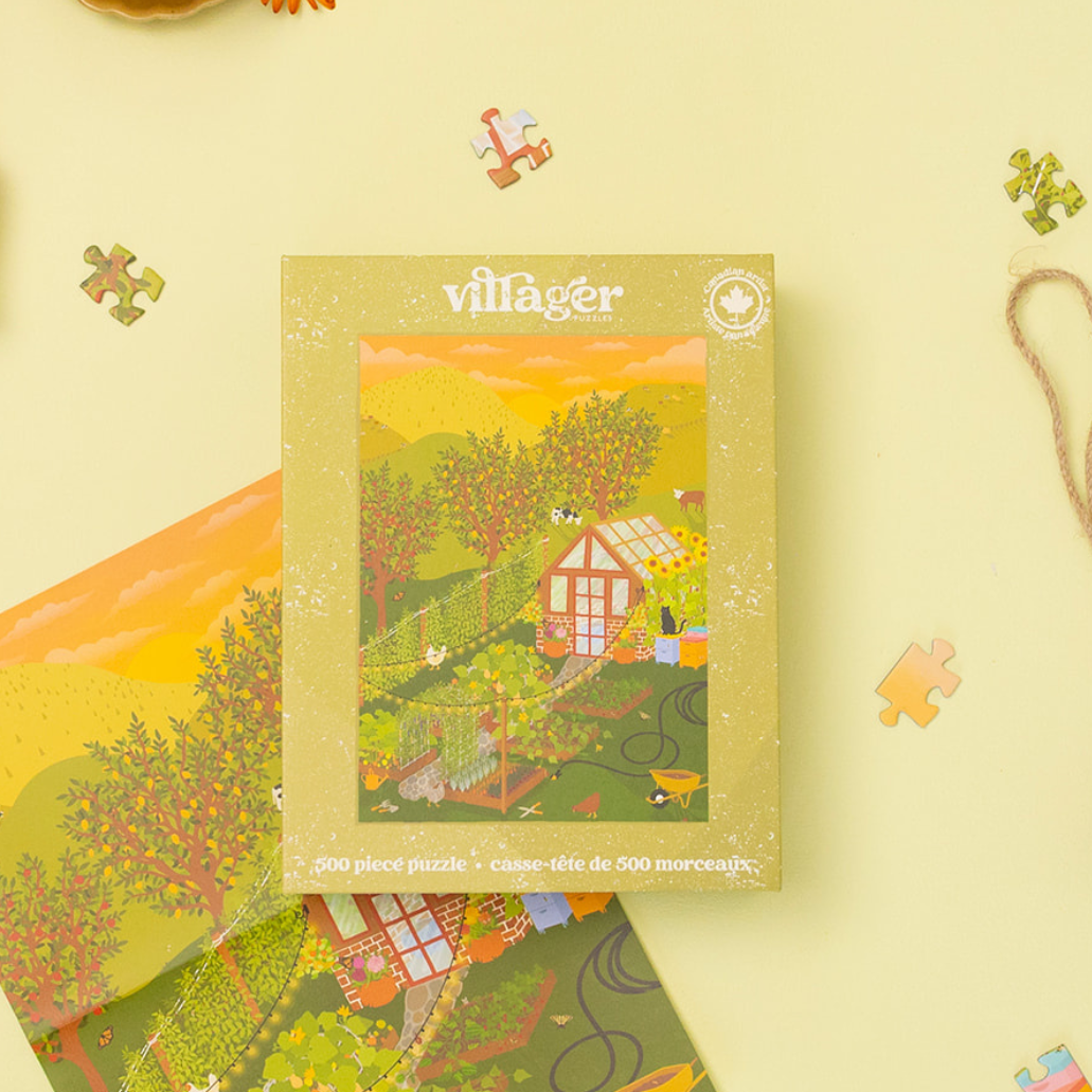 Hobby Farm 500 Piece JIgsaw Puzzle | Villager