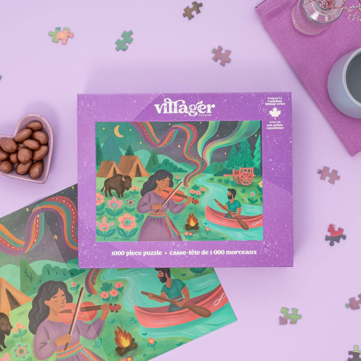 Dancing Sky 1000 Piece Jigsaw Puzzle | Villager Puzzles