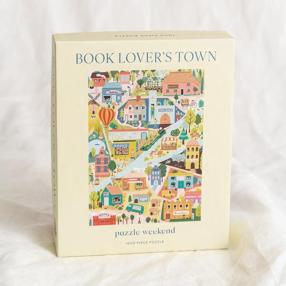 Book Lover's Town 1000 Piece Jigsaw Puzzle | Puzzle Weekend