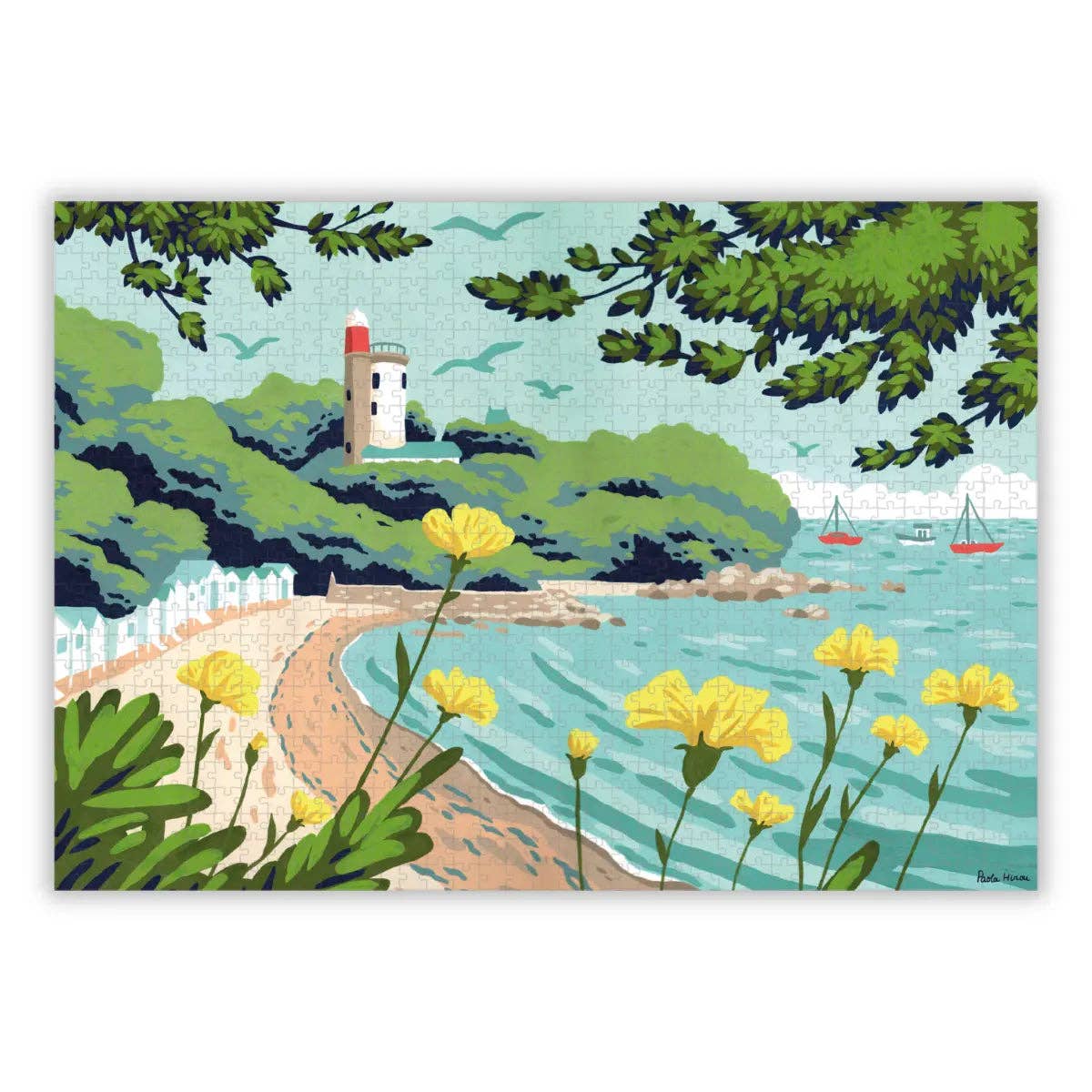 Noirmoutier l'Anse Rouge 1000 Piece Jigsaw Puzzle | Aparté