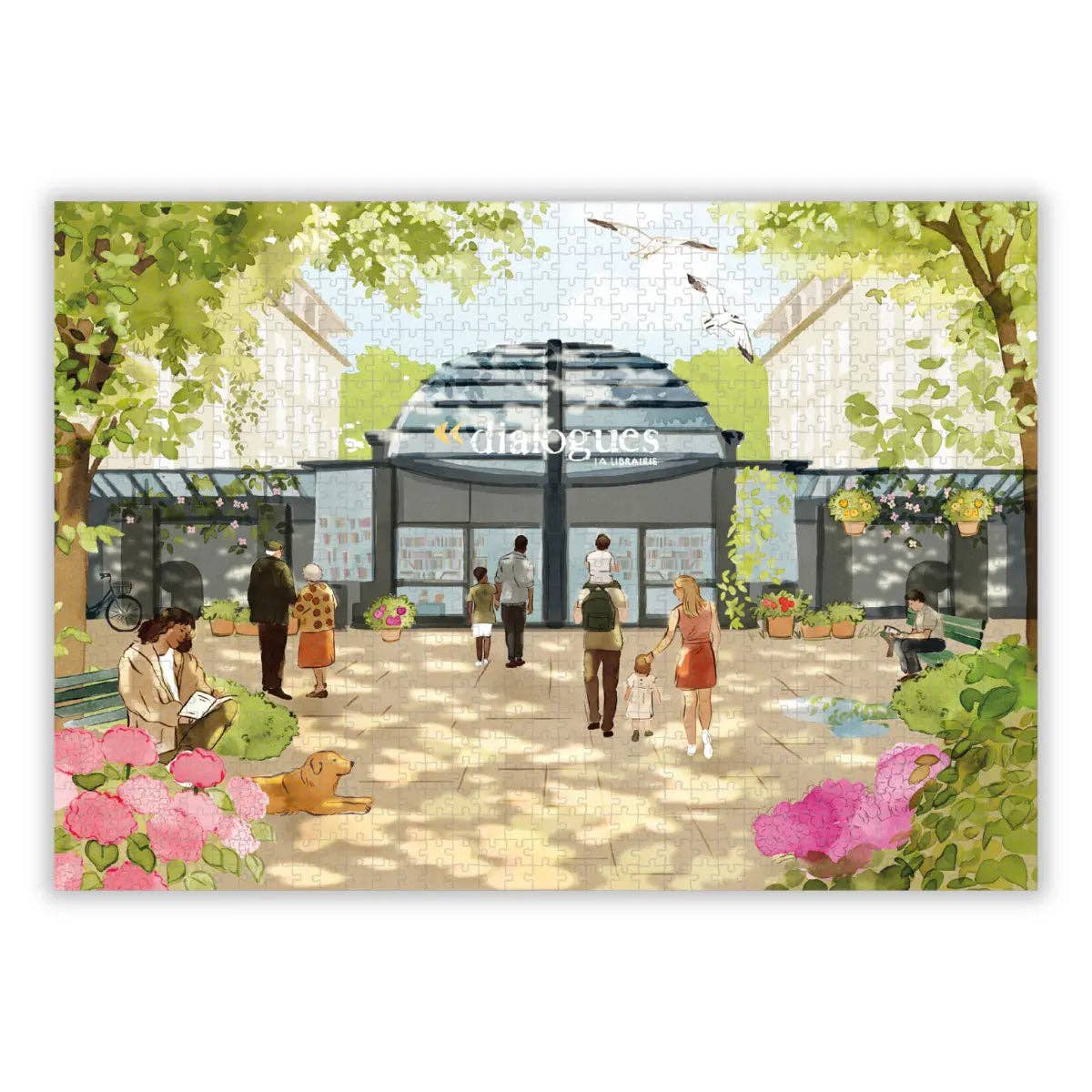 Dialogues Bookstore 1000 Piece Jigsaw Puzzle | Aparté