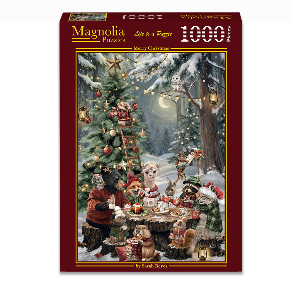 Pre-Order - Merry Christmas 1000 Piece Jigsaw Puzzle | Magnolia