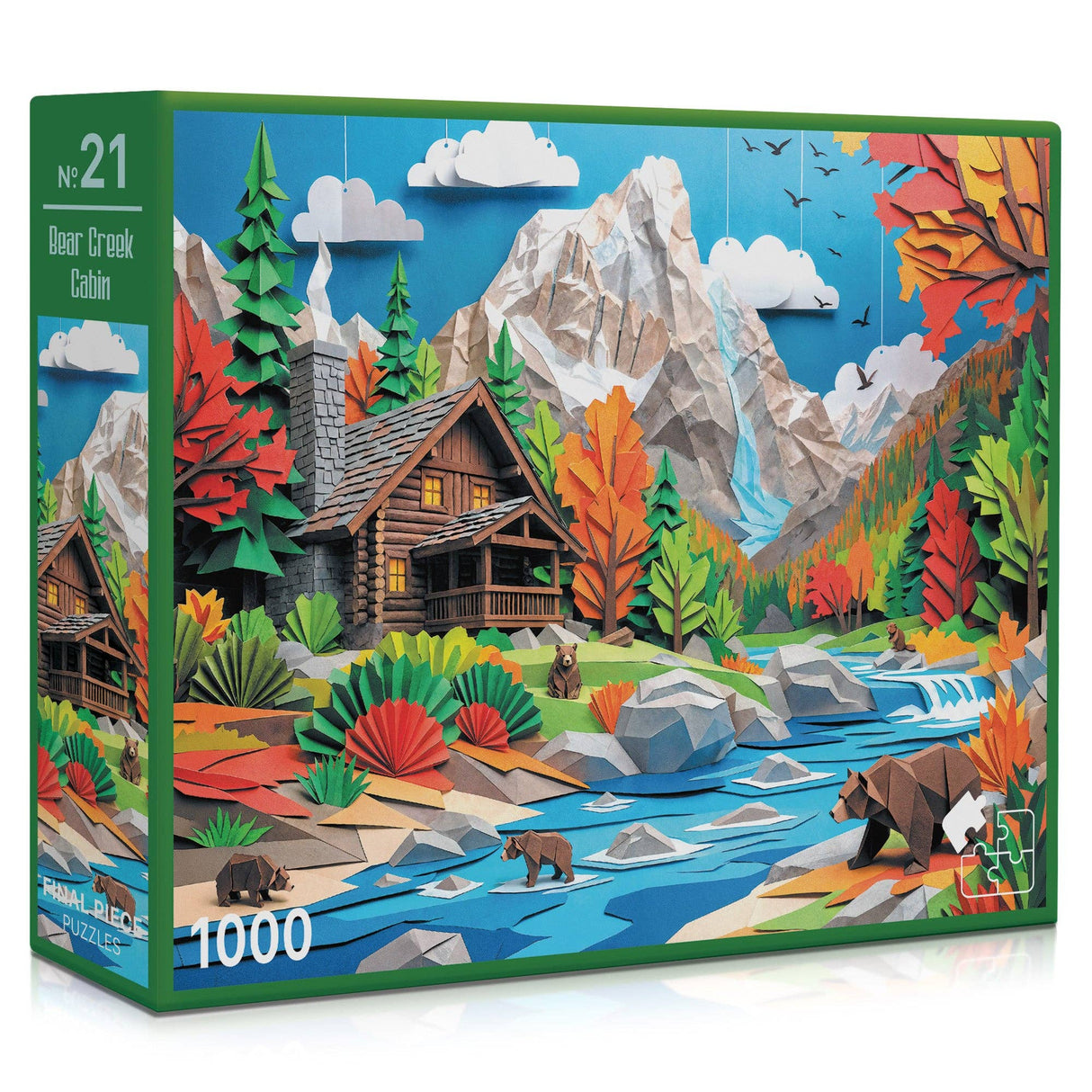 Bear Creek Cabin 1000 Piece Jigsaw Puzzle | Final Piece Puzzles