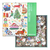 Paws and Presents 500 Piece Jigsaw Puzzle | Puzzlefolk
