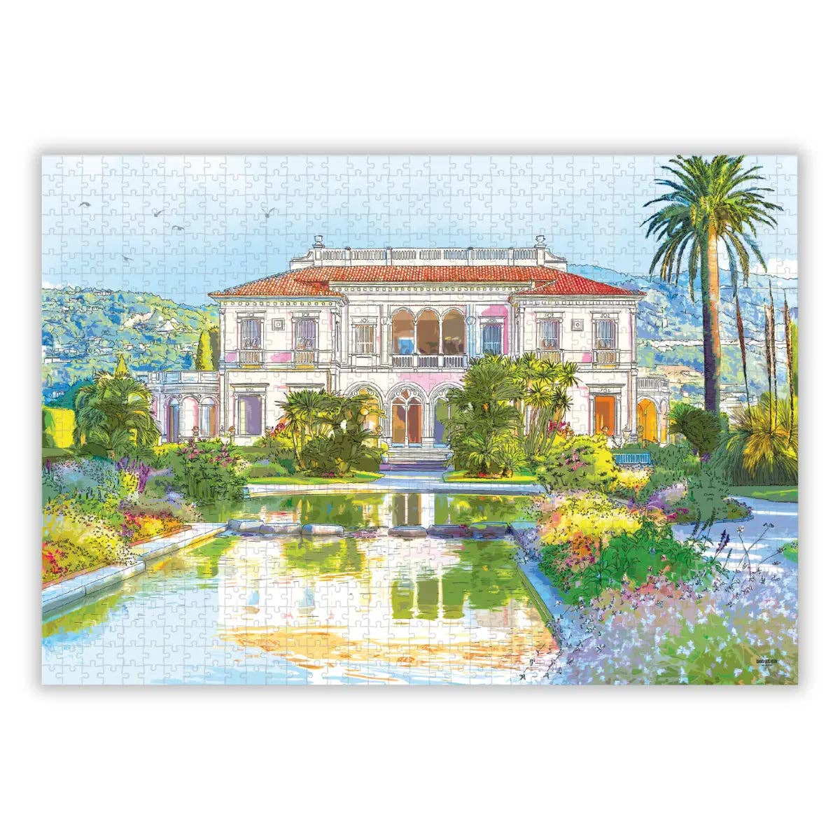 The Villa Ephrussi de Rothschild 1000 Piece Jigsaw Puzzle | Aparté