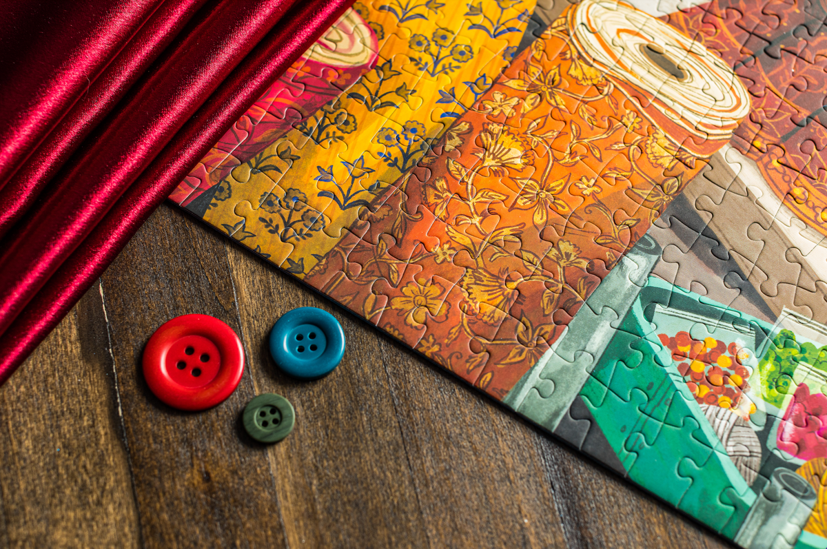 The Tailor's Shop 1000 Piece Jigsaw Puzzle | Laila Luxury Puzzles