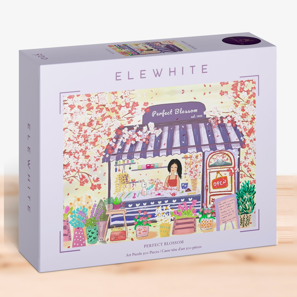 Pre-Order - Perfect Blossom  500 Piece Jigsaw Puzzle| Elewhite