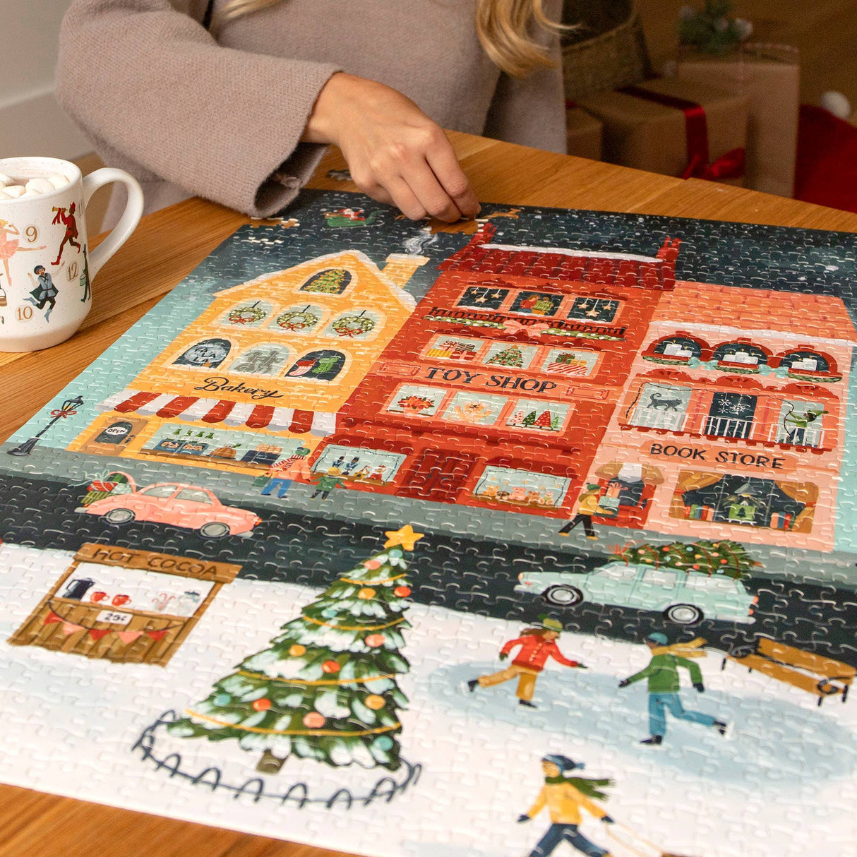 City Sidewalks 1000 Piece Jigsaw Puzzle | 1Canoe2