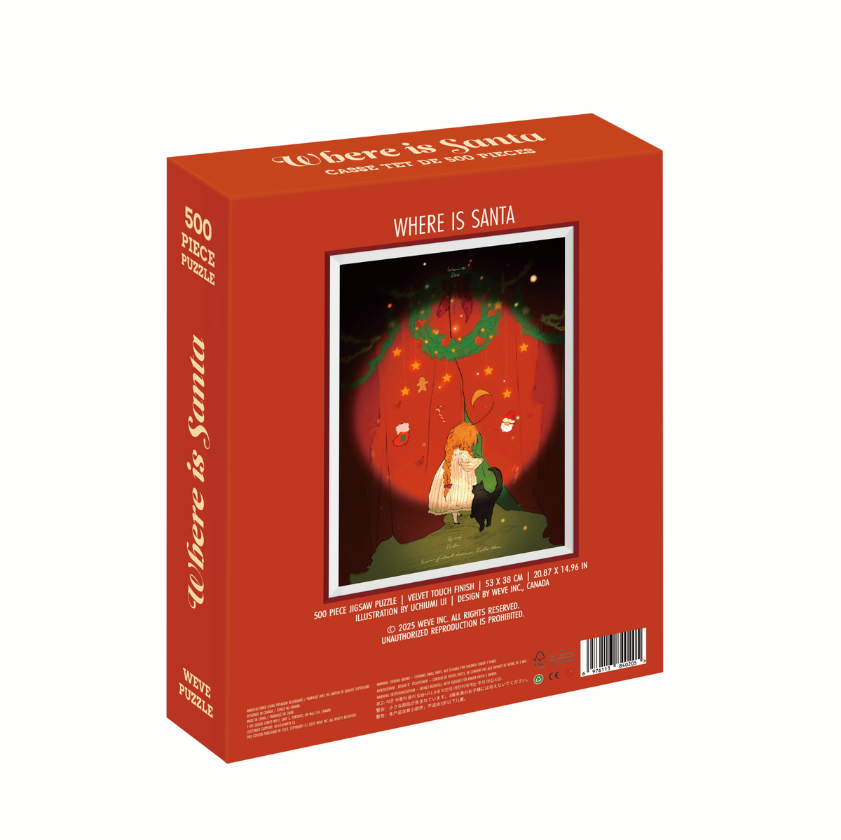 Where is Santa 500 Piece Jigsaw Puzzle | WEVE
