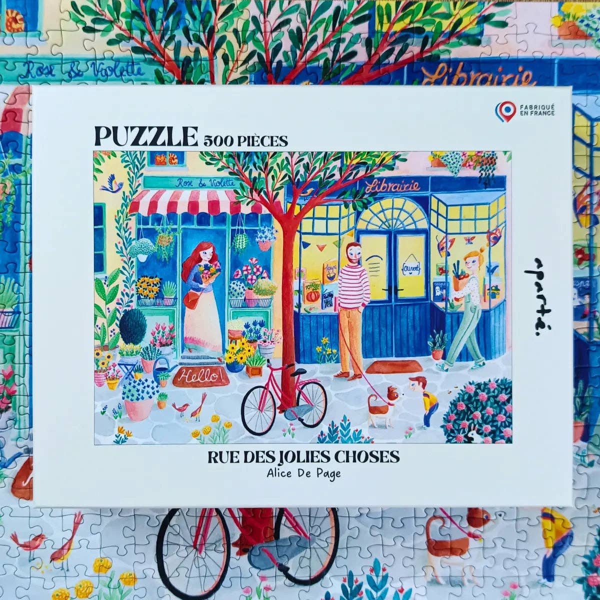 Street of Pretty Things 500 Piece Jigsaw Puzzle | Aparté