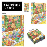 Veggie Bath 1000 Piece Jigsaw Puzzle | Soonness