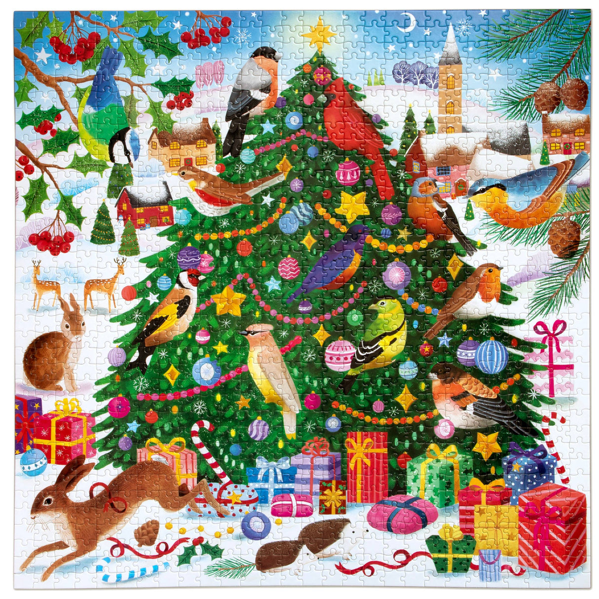 Christmas Songbirds 1000 Piece Jigsaw Puzzle | eeBoo