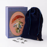 Enchanted Mushroom Cameo 500 Piece Jigsaw Puzzle | Good Juju Ink