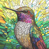 Neurographic Hummingbird 500 Piece Jigsaw Puzzle | SunsOut