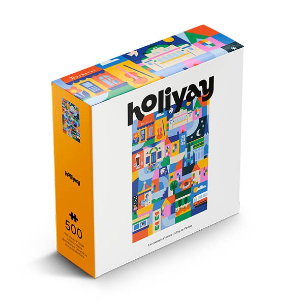 A Day in Vienna 500 Piece Jigsaw Puzzle | Holiyay
