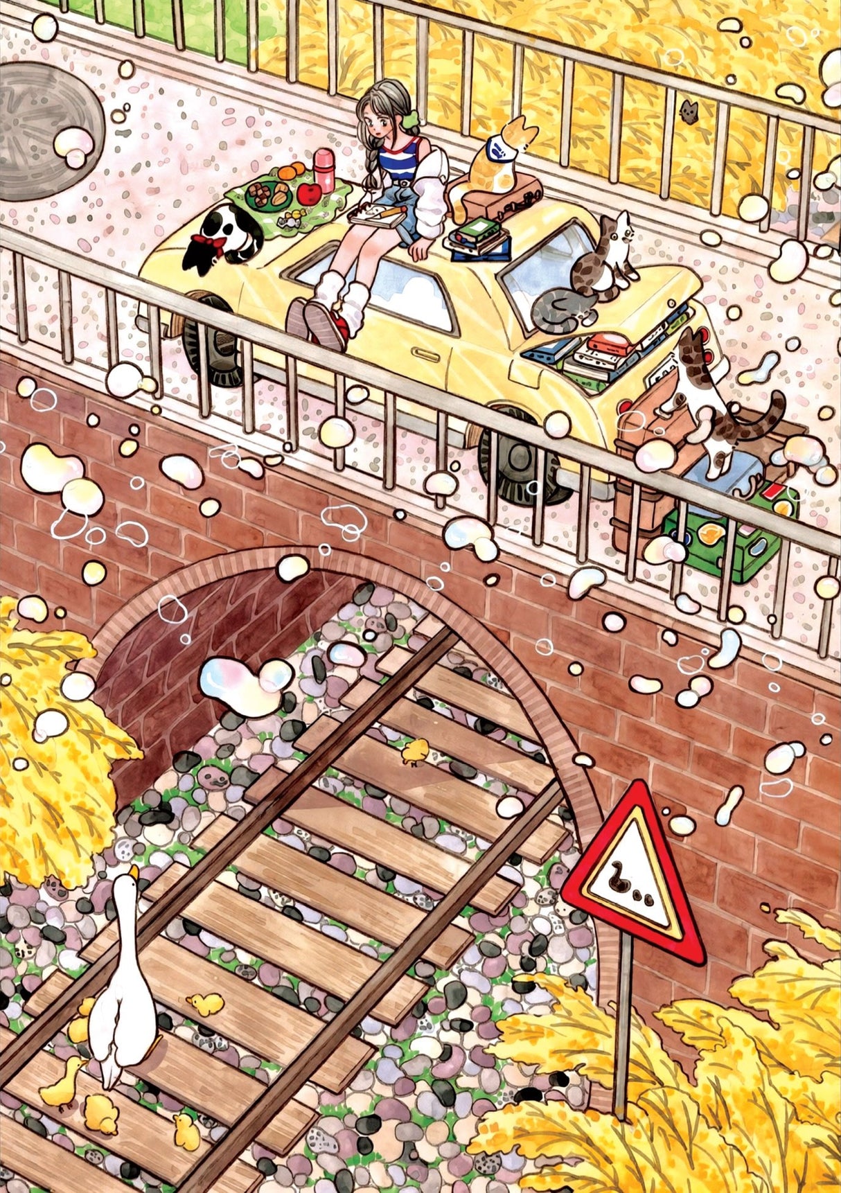 Pre-Order - Picnic on the Bridge 1000 Piece Jigsaw Puzzle | Magnolia