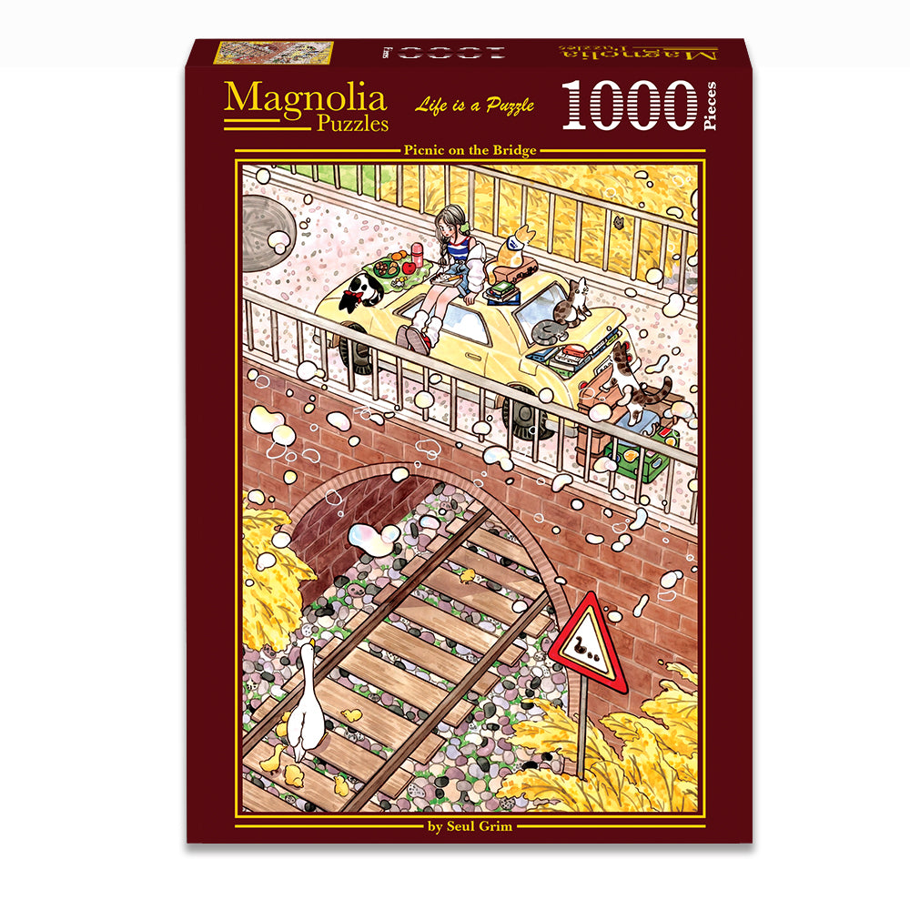 Pre-Order - Picnic on the Bridge 1000 Piece Jigsaw Puzzle | Magnolia