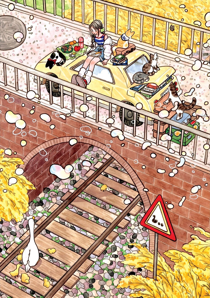 Pre-Order - Picnic on the Bridge 1000 Piece Jigsaw Puzzle | Magnolia