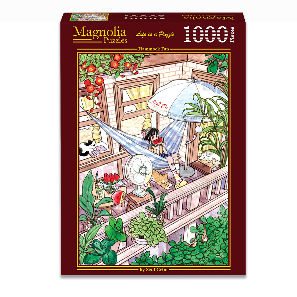 Pre-Order - Hammock Fun 1000 Piece Jigsaw Puzzle | Magnolia