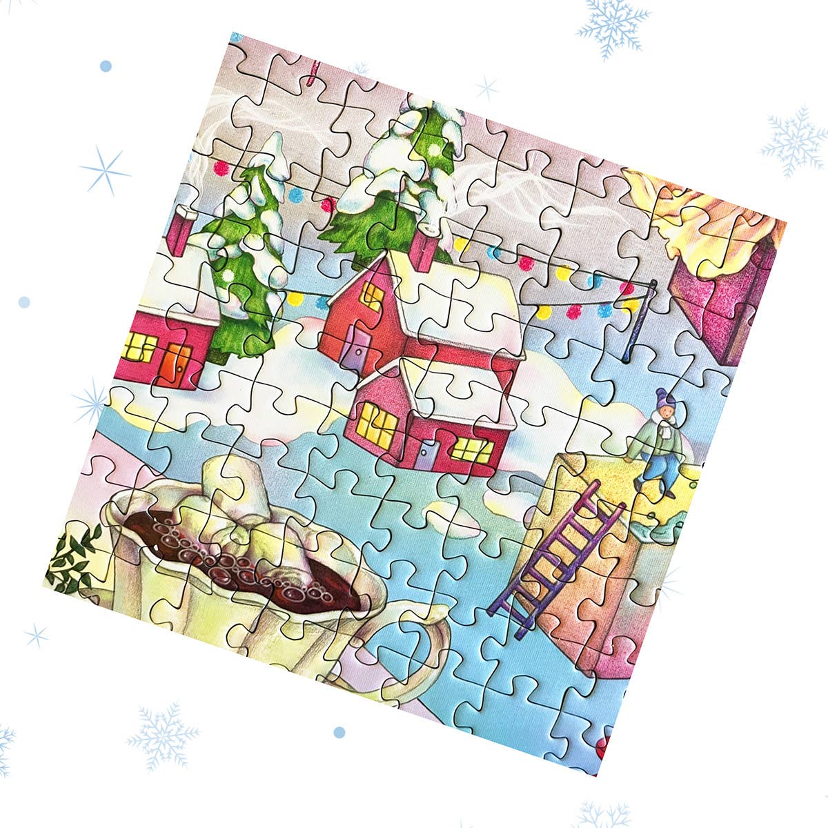 The Cloudberries Advent Calendar 1000 Piece Jigsaw Puzzle | Cloudberries