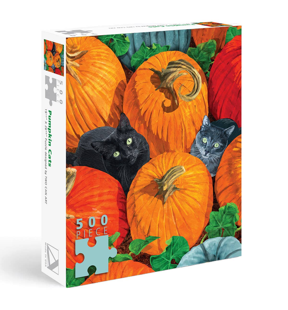 Pumpkin Cats 500 Piece Jigsaw Puzzle | Allport Editions