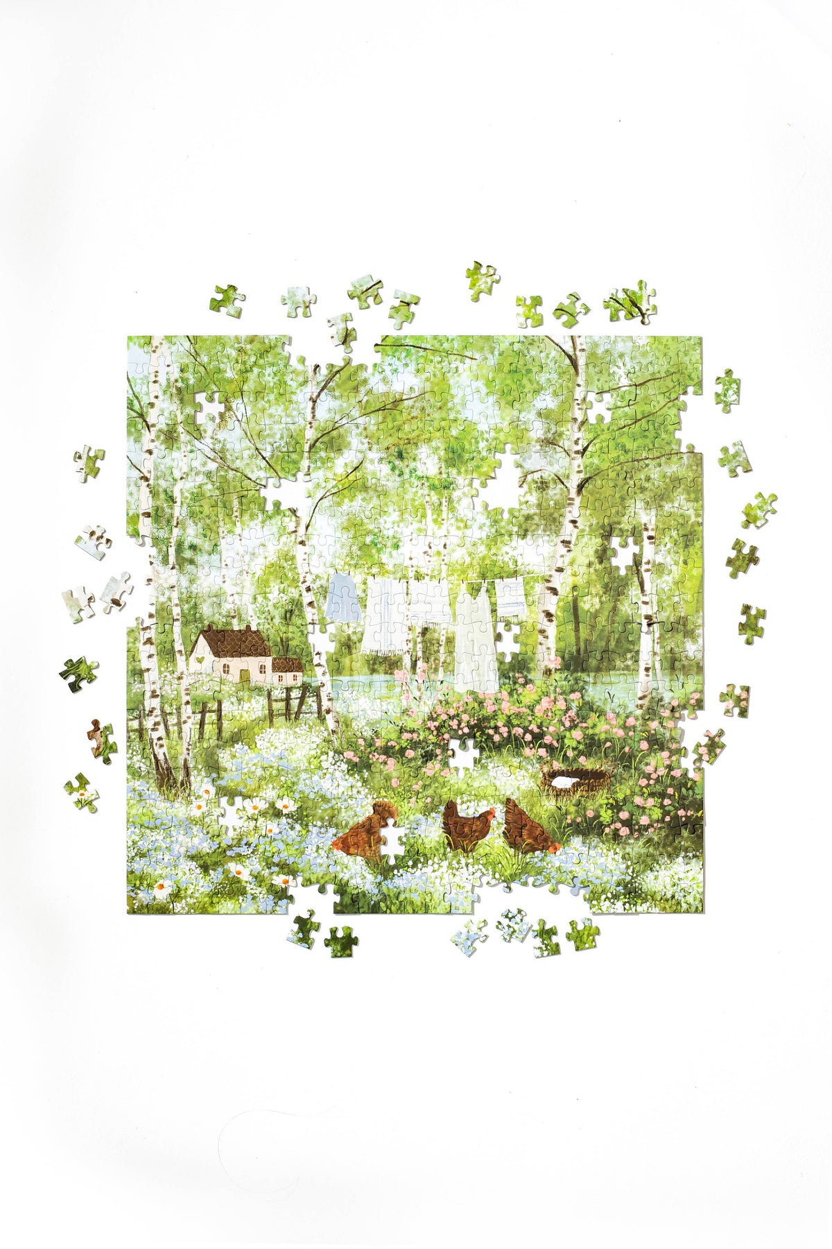 Cottage in Birch Grove 500 Piece Jigsaw Puzzle | WEVE
