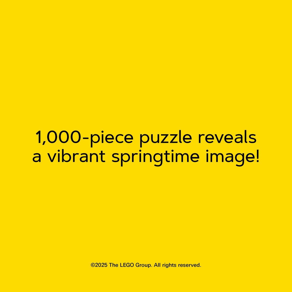LEGO Butterflies & Blooms 1000 Piece Jigsaw Puzzle | Lego