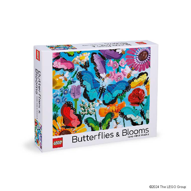 LEGO Butterflies & Blooms 1000 Piece Jigsaw Puzzle | Lego
