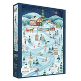 Winter Slopes 1000 Piece Jigsaw Puzzle | 1Canoe2