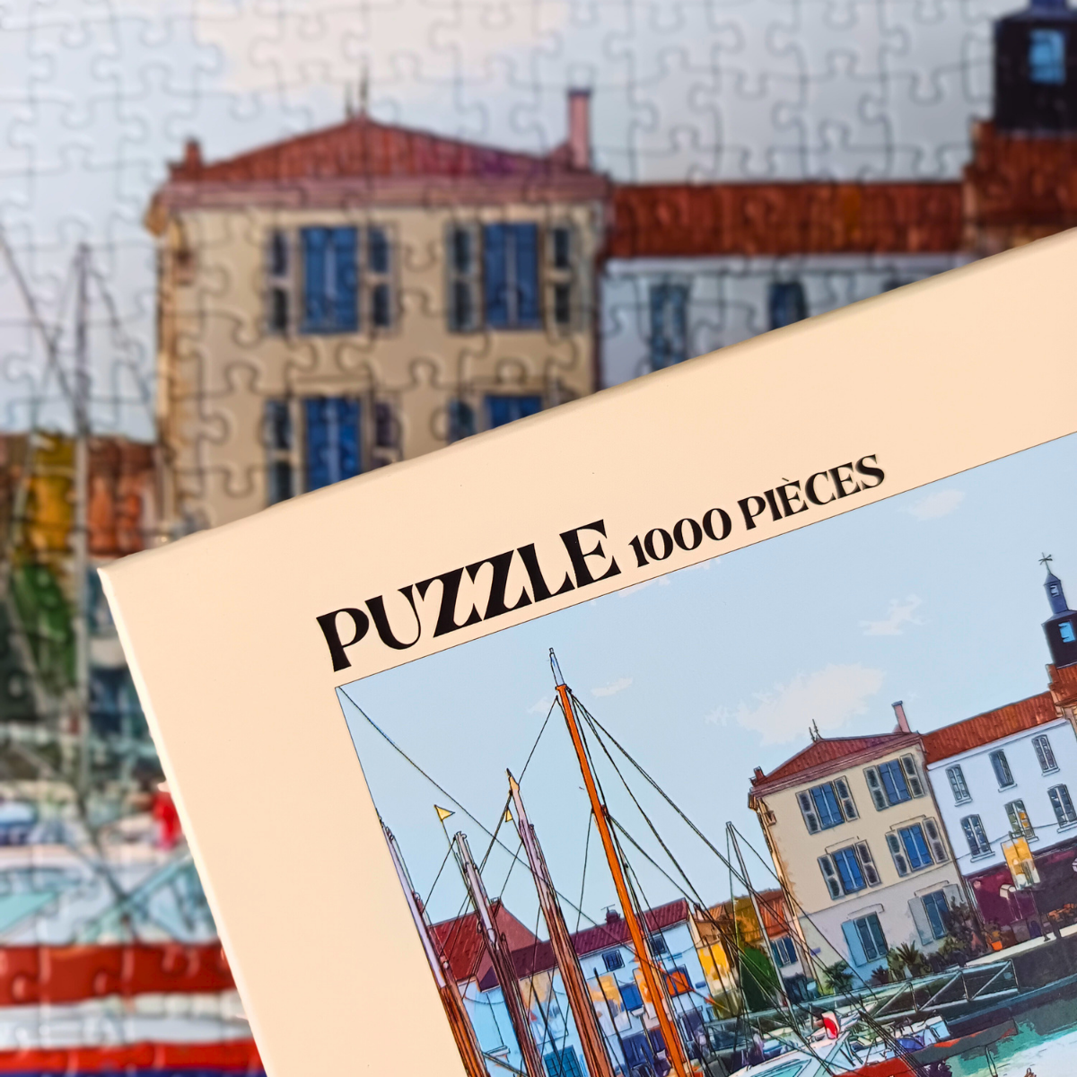 Port of La Flotte 1000 Piece Jigsaw Puzzle | Aparté