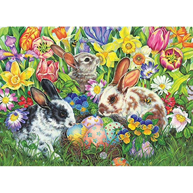 Easter Bunnies 500 Piece Jigsaw Puzzle | Cobble Hill