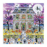 Michael Storrings Haunted House 500 Piece Glow in the Dark Jigsaw Puzzle | Galison