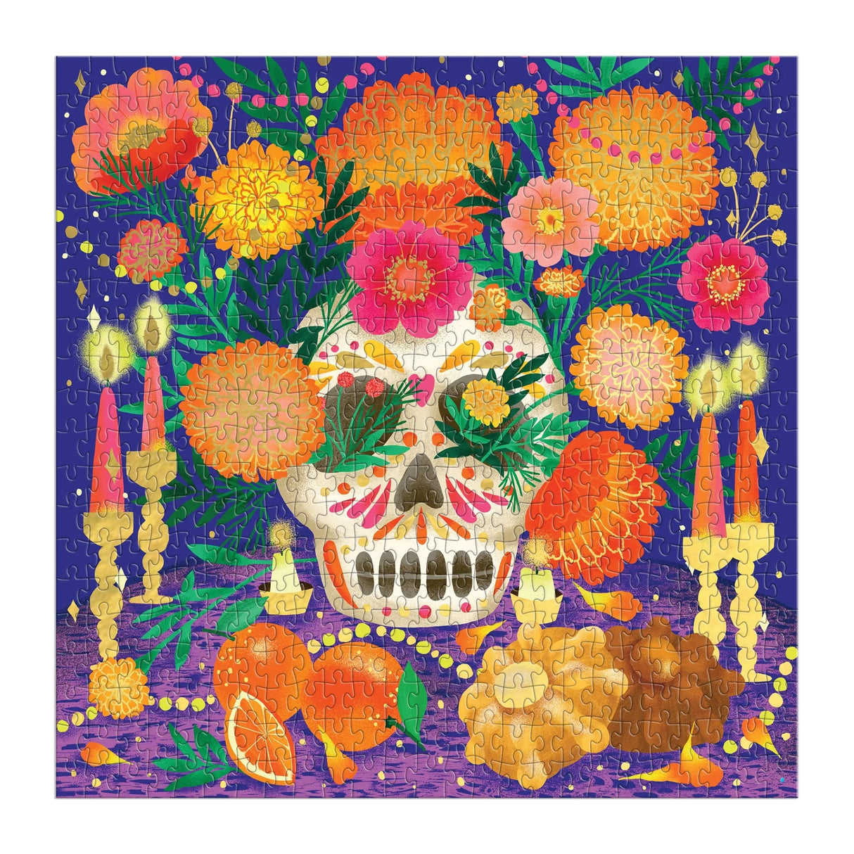 Ofrenda del Dia de Muertos 500 Piece Foil Jigsaw Puzzle | Galison